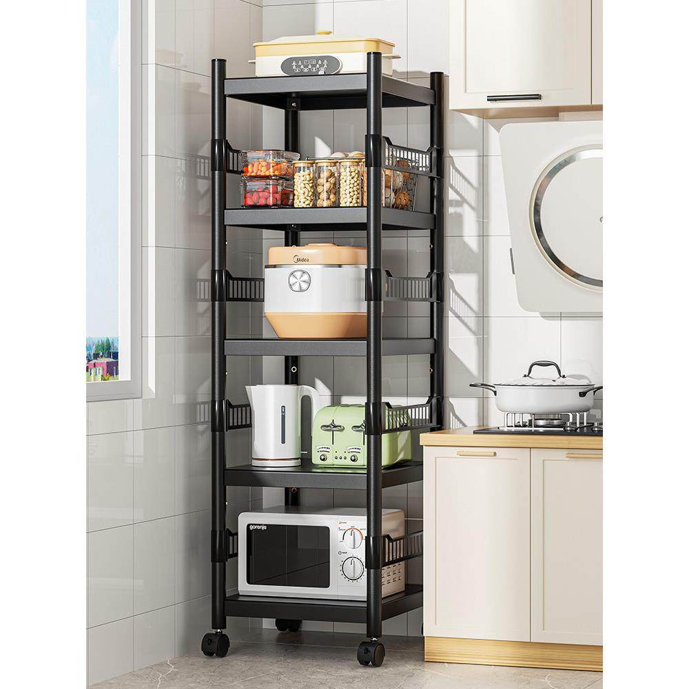 厨房置物架落地多层微波炉烤箱多功能储物货架锅架锅具收纳架家用,厨房/烹饪用具,厨房置物架/置物柜/角架,淘宝优惠券,粉丝福利购,淘宝优惠卷