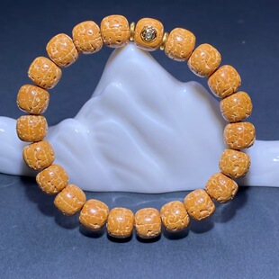 祥云款 首饰厂家批规格9×10男女文玩念珠 DIY金刚菩提直切珠手串