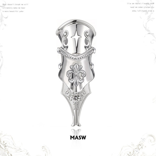 MASW麻秀中世纪巴洛克盔甲关节戒
