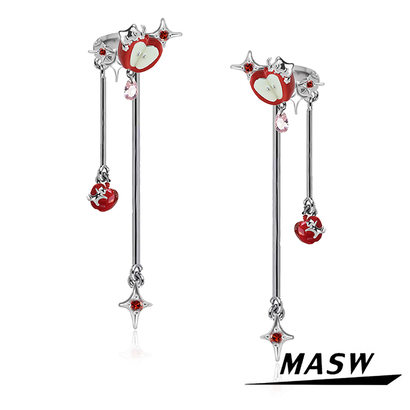 MASW麻秀高级感流苏无耳洞耳骨夹