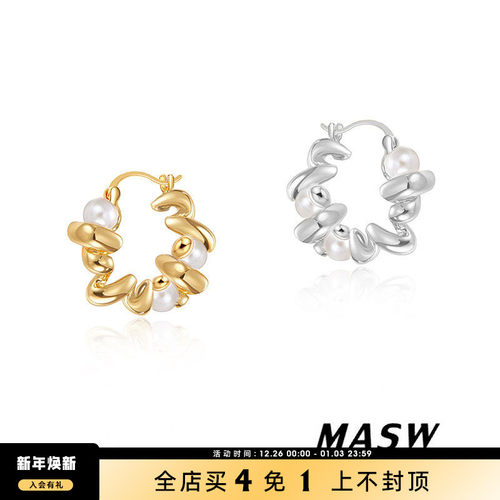 MASW麻秀女原创设计耳环