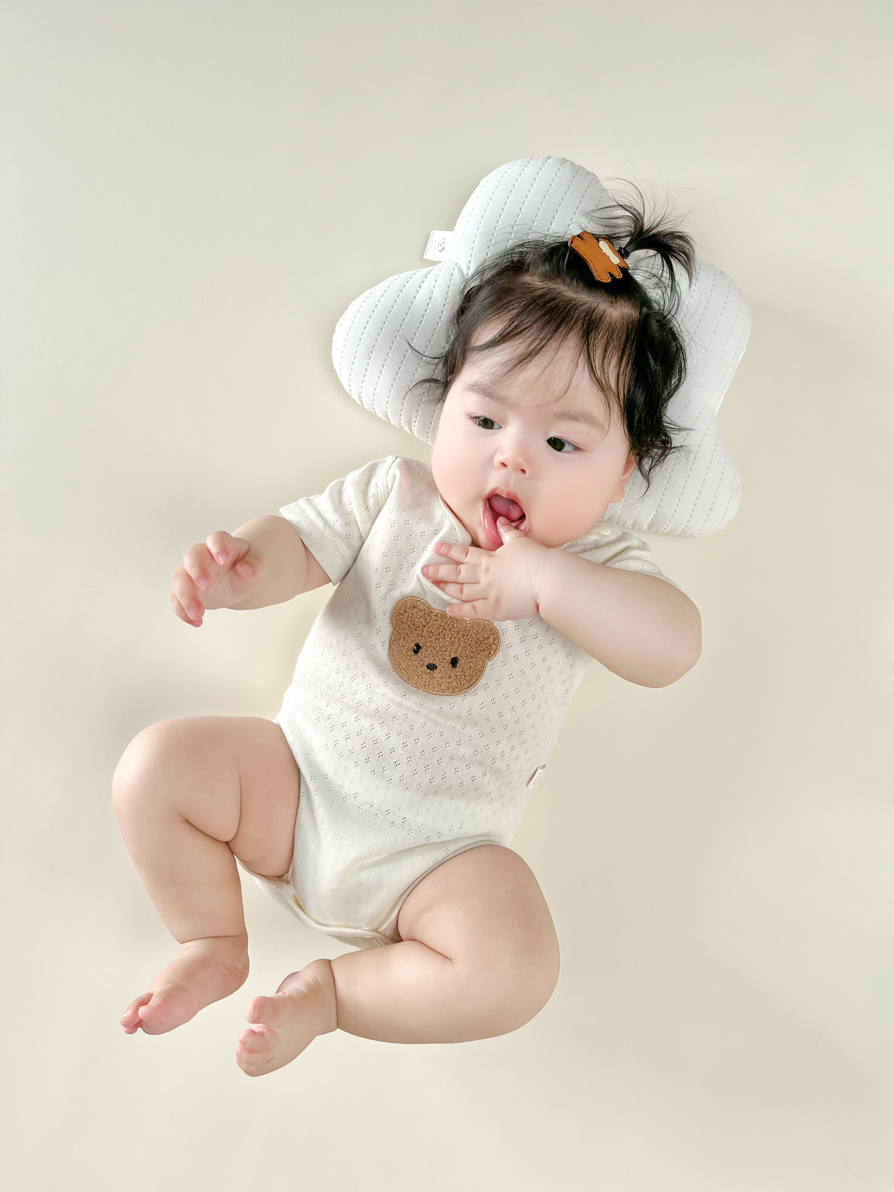 0一3月婴儿夏装背心包屁衣夏宝宝三角哈衣新生儿纯棉衣服短袖爬服