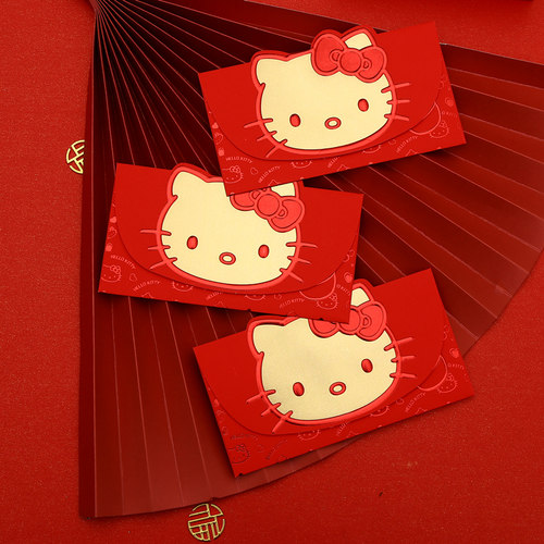 迪士尼kitty立体大红包利是封