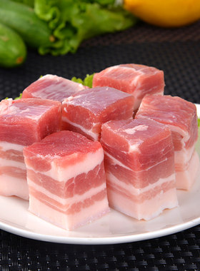 金锣冷冻带皮五花肉块