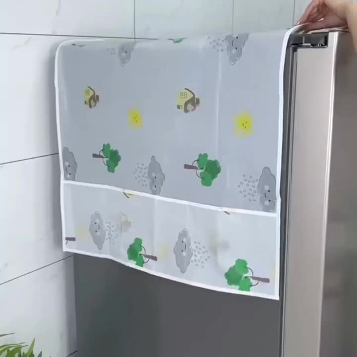 双开门冰箱防尘罩对油开