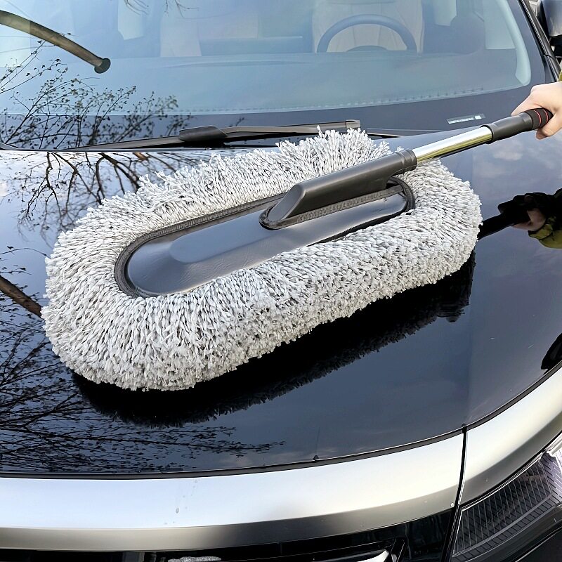 可伸缩汽车掸子擦车除尘