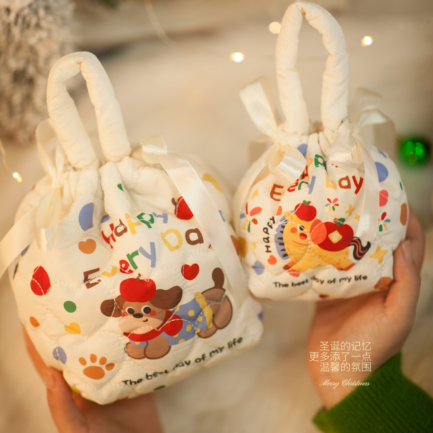 圣诞节礼物送女生闺蜜平安果包装盒创意实用平安夜苹果袋子小礼品