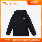 安踏童装 中大童男童保暖外套女童轻薄冬装 儿童羽绒服2025冬季 新款