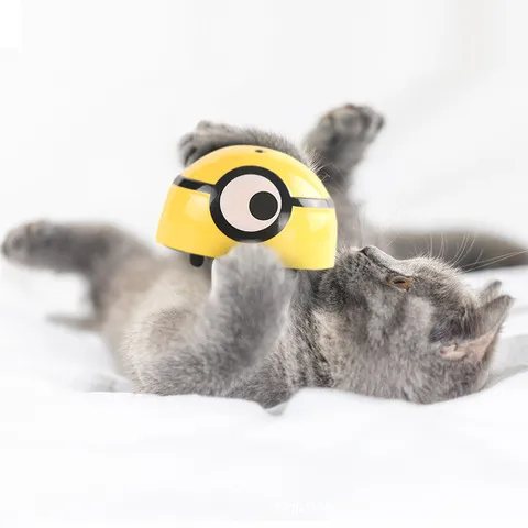 神器自嗨猫狗玩具小萌小黄人宠物暴走解闷欠揍虫逗猫咪