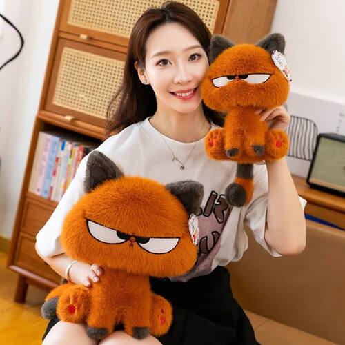Creative 30cm/40cm Orange Cat Plushie Soft Material Cute Kaw