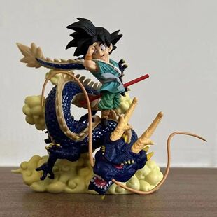 Anime Dragon Ball Figure GoodBye Goku Shenron Son Goku Super
