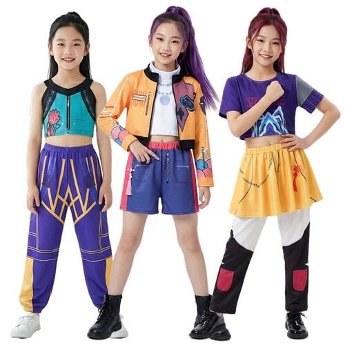 Girls Pop Singers Fancy Dress  Anime Rumi Cosplay Mira Costu
