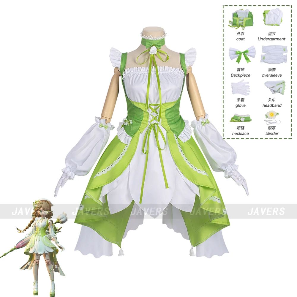 Game Party Dorothy Cosplay Costume Transfer Student School U图片