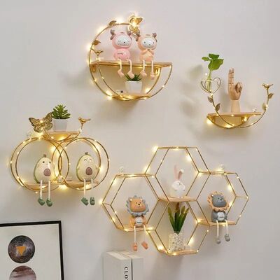 No punching living room wall wall decoration light luxury so