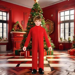 Christmas Onesie Costume for Kids Gingerbread Man/Santa/Gree