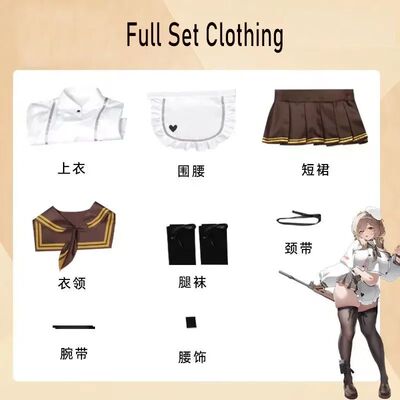 Game NIKKE The Goddess Of Victory Cosplay Bridd Costume Wig