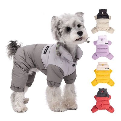 Winter Warm Dog Jacket Waterproof Dog Clothes for Small Medi