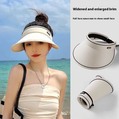 Women's Summer UV Protection Sun Hat Wide Brim Foldable Brea