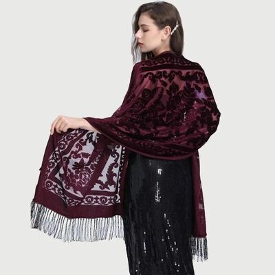Ethnic Style Chinese Dress Shawl Elegant Design Versatile Us