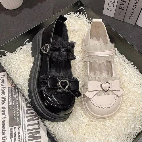 2025 Summer New School Girl JK Loafer Pumps Platform Shoes J