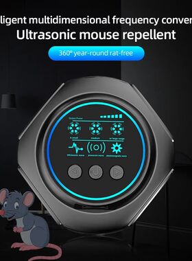 Ultrasonic Rodent Repellent 4-in-1 360 Degrees Electronic Ra