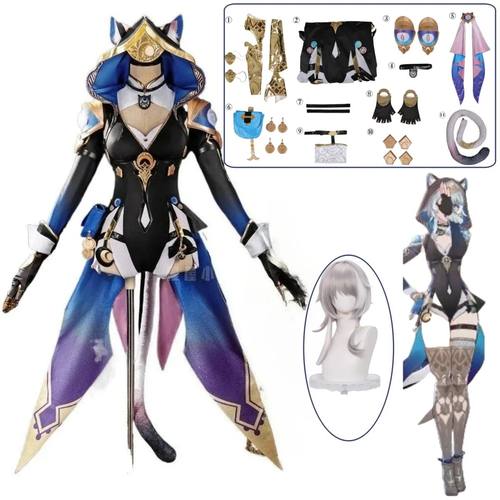 Game Honkai Star Rail Cipher Costume Costume Wig Cosplay Cif