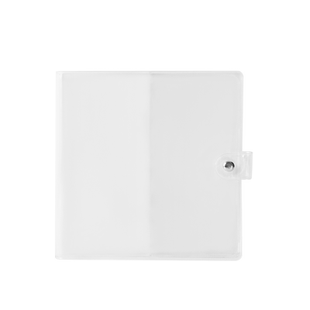 莱恩纸品手帐PVC封套方方手帐本EVA透明封皮镭射炫彩书衣小白本weeks磨砂书衣A6小号口袋本保护套防水书皮