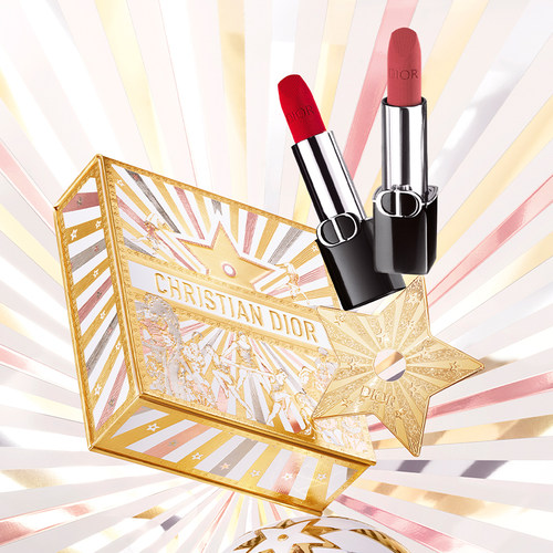 Dior迪奥烈艳蓝金唇膏双支礼盒