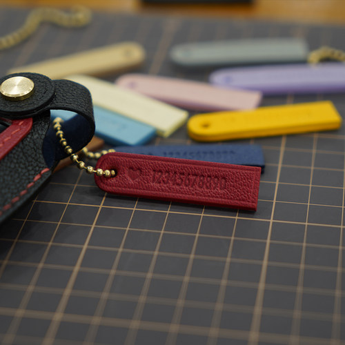 小王子的设计 车钥匙挂牌挂饰 汽车钥匙防丢牌 手机号码手工定制