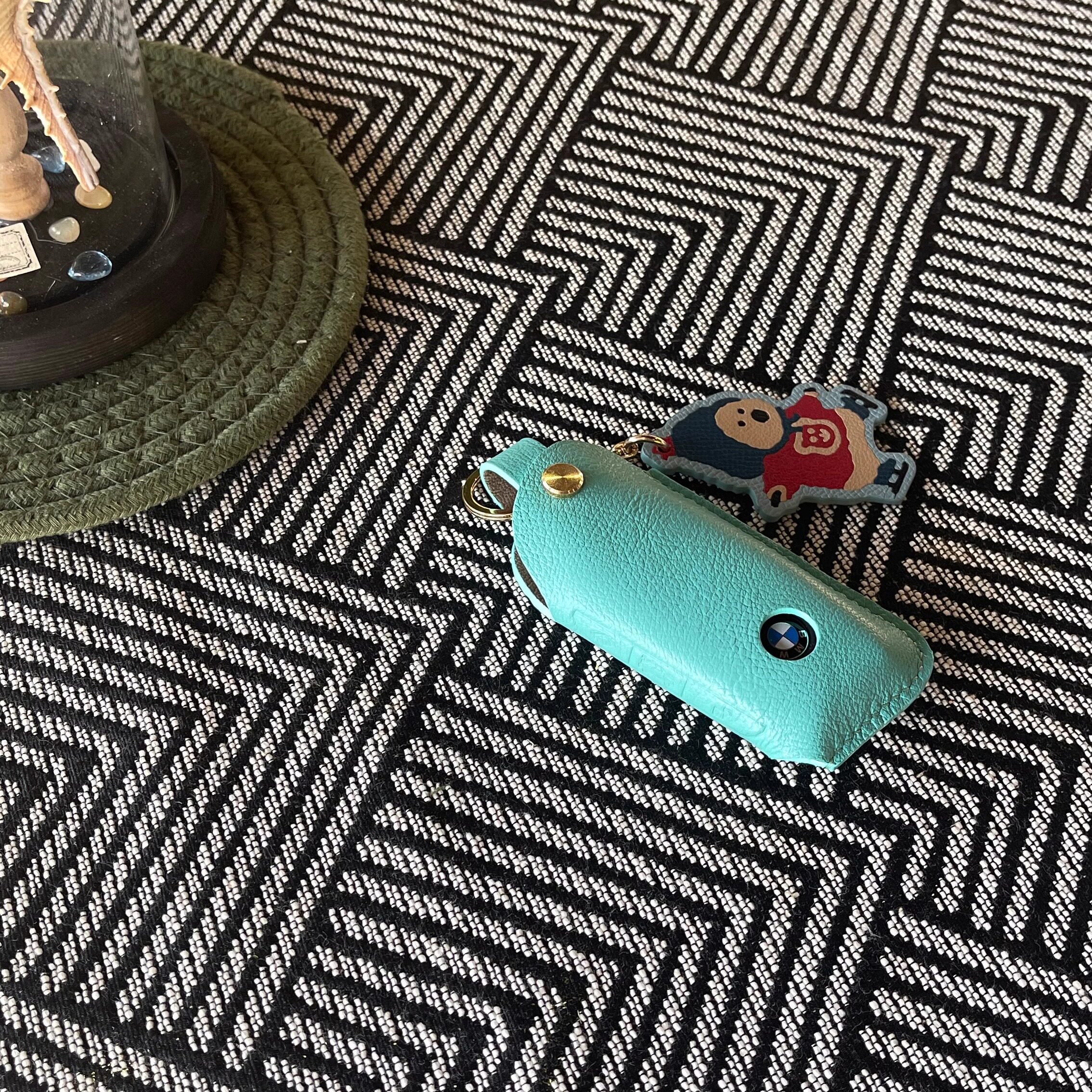 马甲线小王子头层牛皮汽车钥匙包