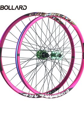 BOLLARD博拉德A35登山自行车桶轴快拆轮组高强度车圈花鼓AM土坡