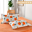 100%纯棉枕套一对装 通用定做 加厚全棉斜纹48x74单人双人家用l四季