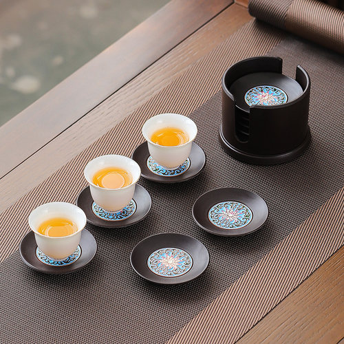 言造电木隔热杯垫茶托