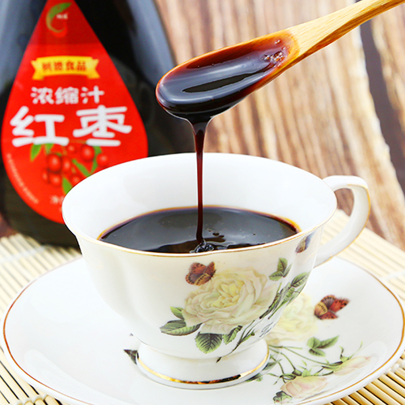 树德红枣浓缩汁500g瓶装山西特产红枣原浆枣冲饮料新鲜