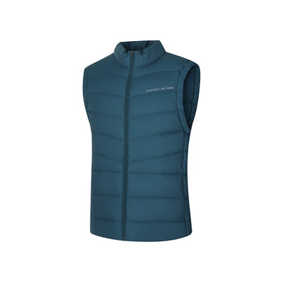 361°官方正品男装2025冬季新款羽绒马甲修身保暖运动外套男