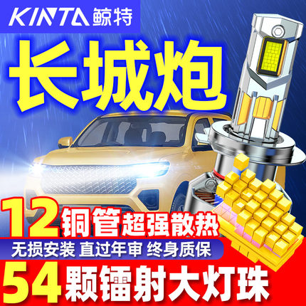 适用19-21款长城炮商用版改装灯LED大灯泡远近光一体金刚炮前专用