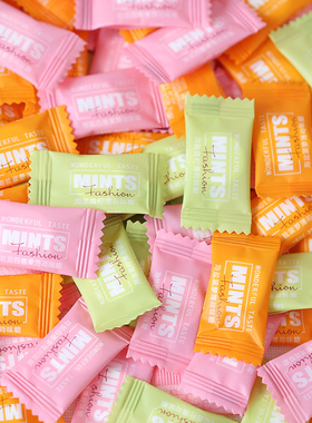 mints无糖薄荷味糖海盐菠萝青柠百香果糖果散装小包装小零食礼物