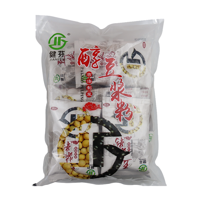 健芬纯豆浆粉早餐家用小袋21天自律早餐营养高蛋白现磨原味