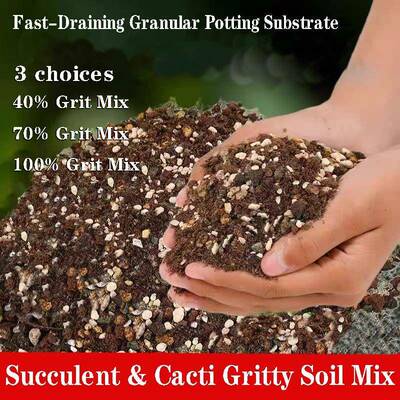 Succulent & Cacti Gritty Soil Mix Fast-Draining Potting Soil