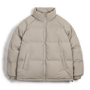 马登工装美式休闲立领90白鸭绒羽绒服户外防风面包服保暖外套男冬