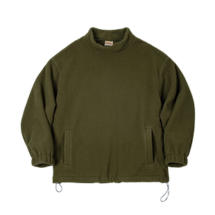 马登工装 美式休闲摇粒绒立领卫衣cityboy宽松慵懒无帽套头衫男春