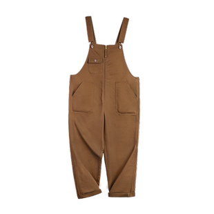 马登工装美式复古海军甲板背带裤阿美咔叽吊带休闲直筒连体裤男夏