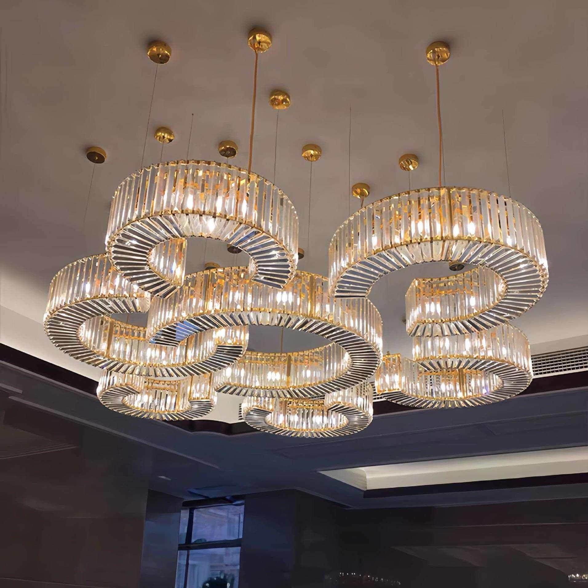 酒店轻奢水晶吊灯C字客厅售楼部沙盘大堂大厅宴会厅别墅KTV样板房,家装灯饰光源,智能吊灯,淘宝优惠券,粉丝福利购,淘宝优惠卷
