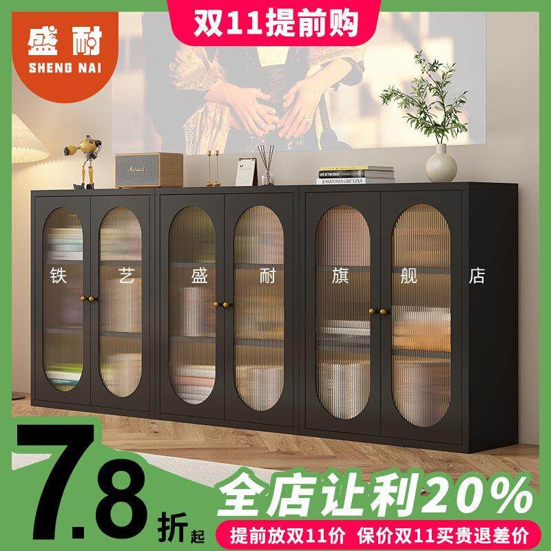 覆古黑色格子拱形书柜自由组合落B地边柜置物矮柜子储物收纳柜书,住宅家具,组合书柜,淘宝优惠券,粉丝福利购,淘宝优惠卷