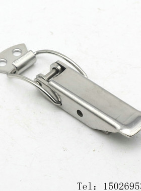 304不锈钢鸭嘴锁扣 工具箱木箱搭扣DK617搭扣 机械设备箱挂钩卡扣