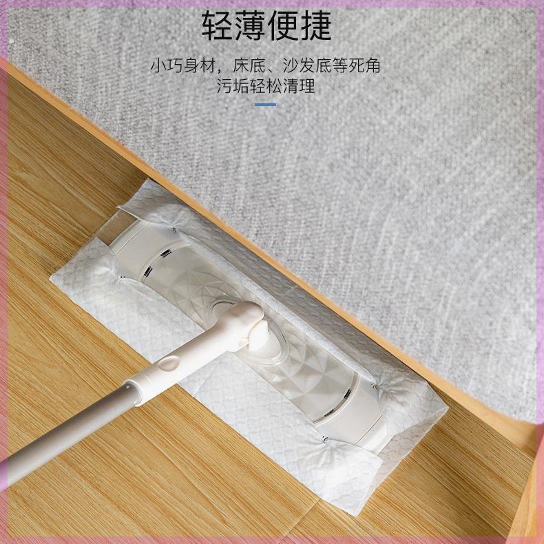 地上专门扫吸头发的扫把清理神器静电除尘纸一次性懒人拖把免洗擦