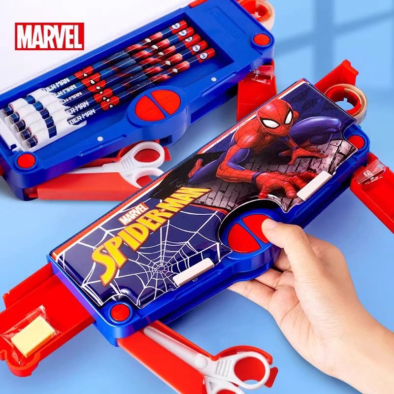 迪士尼文具盒男孩款小学生蜘蛛侠2025新款机关铅笔盒多功能笔盒高科技塑料笔袋收纳盒男童幼儿园儿童文具笔盒,文具电教/文化用品/商务用品,文具盒,淘宝优惠券,粉丝福利购,淘宝优惠卷