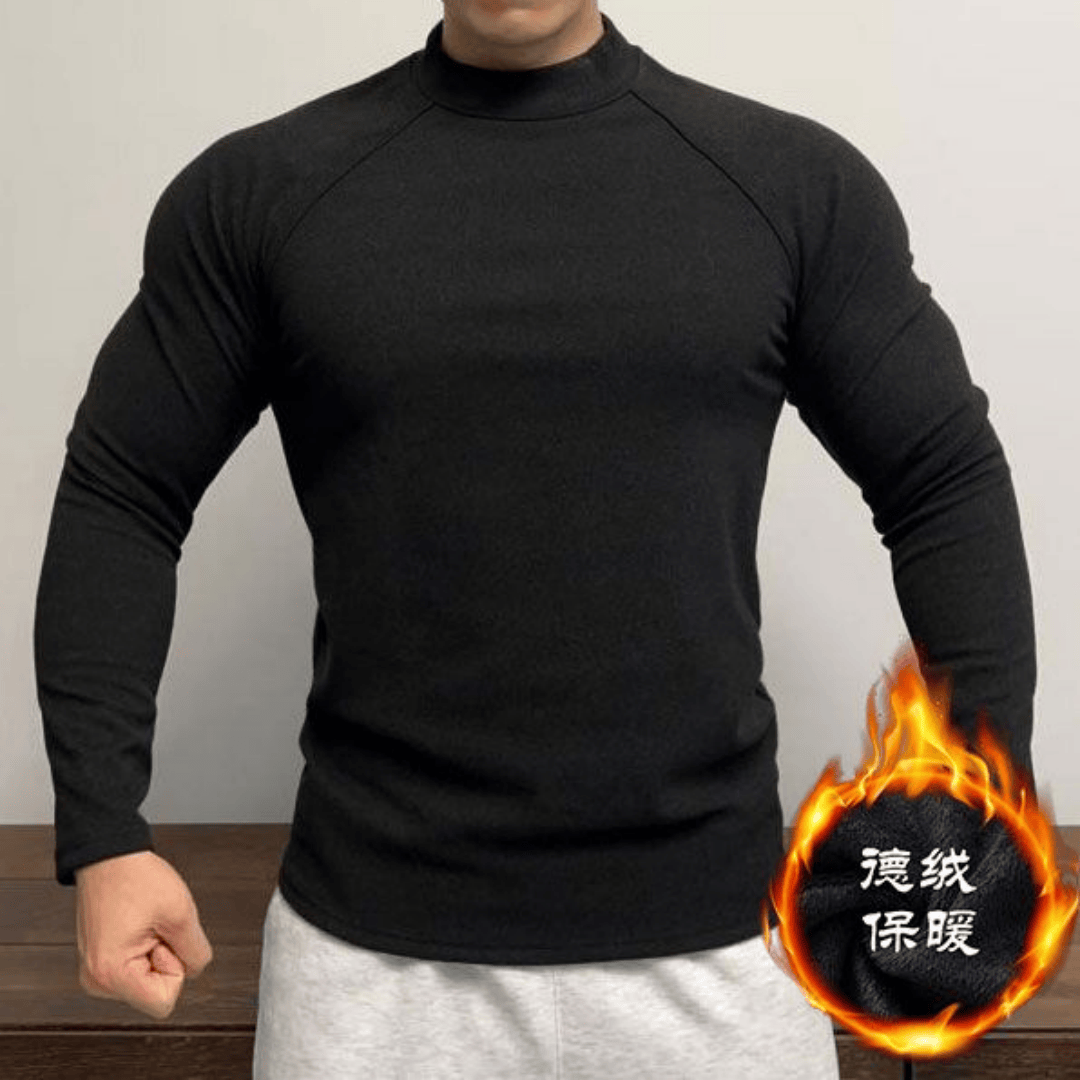 秋冬季男士长袖T恤保暖德绒运动健身休闲打底跑步户外训练衣内搭,运动服/休闲服装,运动T恤,淘宝优惠券,粉丝福利购,淘宝优惠卷