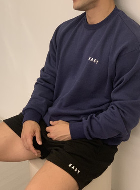 秋冬运动卫衣男休闲跑步篮球训练服棉质健身长袖圆领套头衫潮