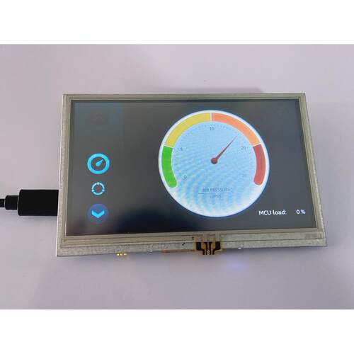适用touchgfx stm32h750VBT6开发板 4.3寸屏 HMI电阻屏音视频动画